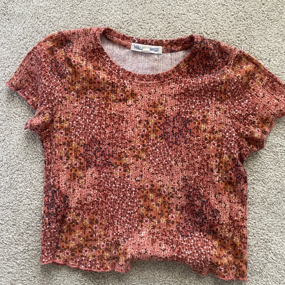 a colorful crop top
